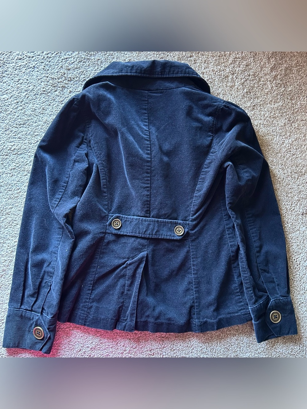Mossimo Supply Co. Women’s corduroy double-breasted pea coat jacket Size Medium - Picture 2 of 13